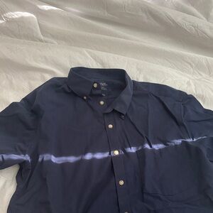 Charles Tyrwhitt Dark Blue Button Down Shirt